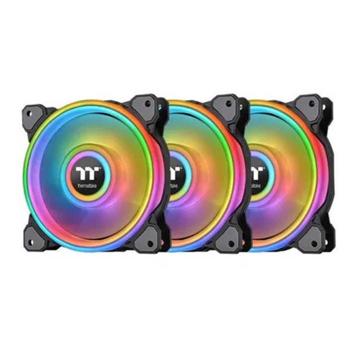 Thermaltake Riing Quad 14 RGB Radiator Fan TT Premium Edition 3 Fan Pack processzor hűtő RGB (CL-F089-PL14SW-A)