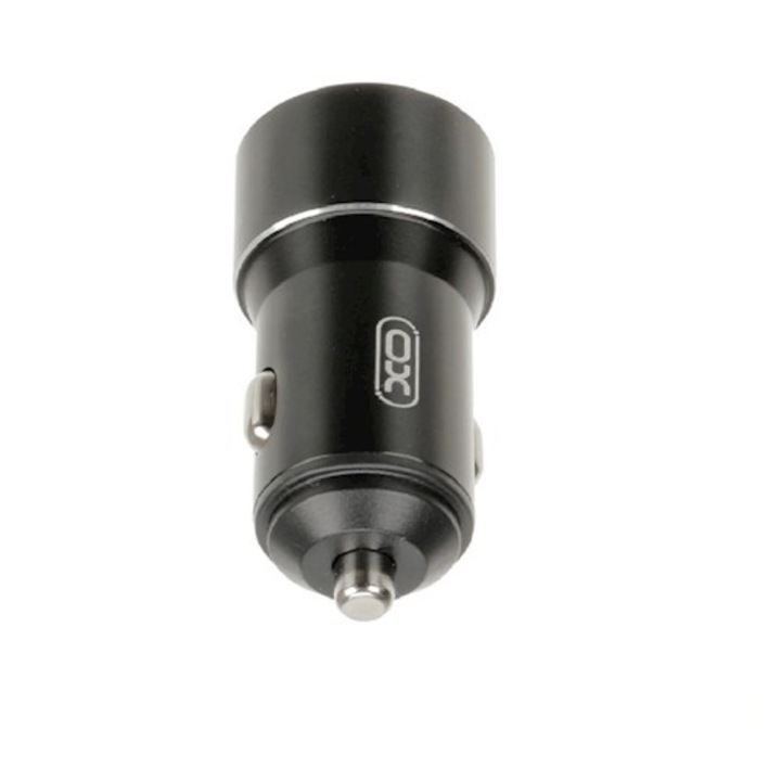 Incarcator Auto Xo Cc30 2x Usb 2, 4a Negru