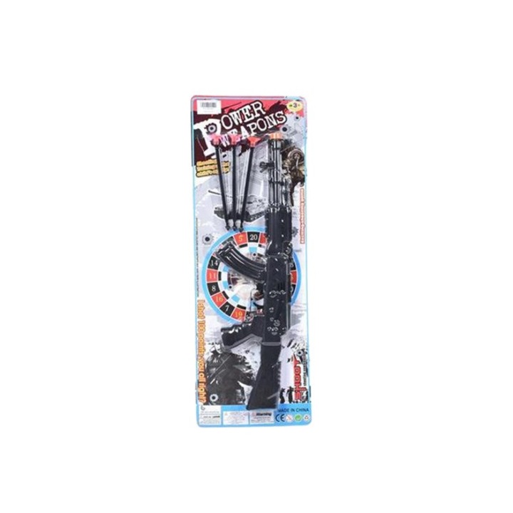 Magic Toys 620824 Taktikai kommandós puska tapadókorongos töltényekkel és céltáblával