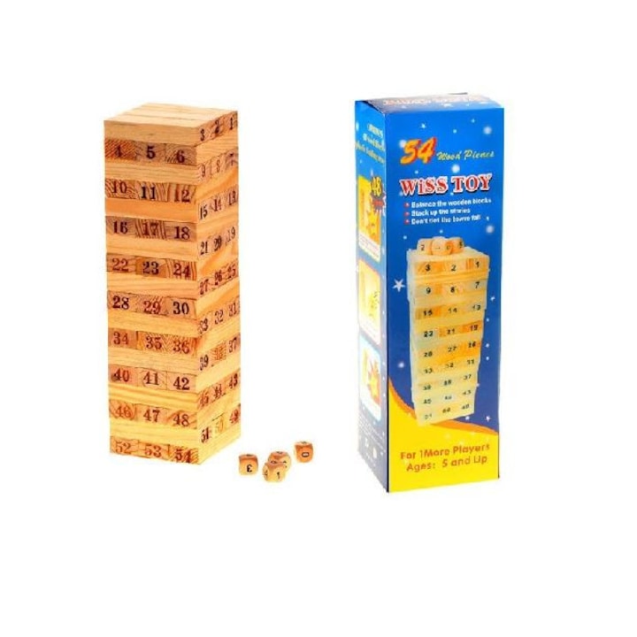 Jenga társasjáték 2-6 fő részére