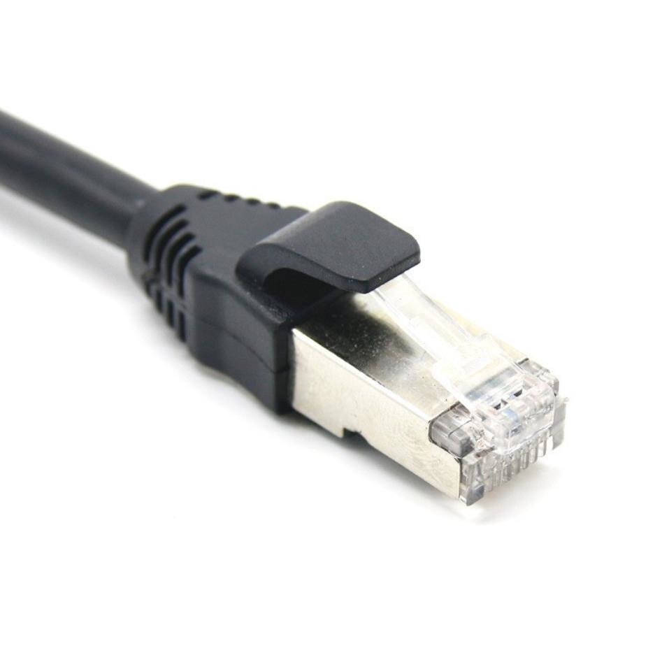 Ethernet удължителен кабел, Shield, RJ45 мъжки/RJ45 женски, CAT6, 1m ...