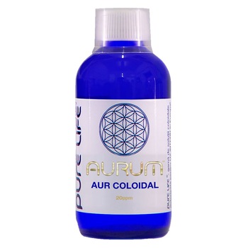 Aur coloidal 20 PPM - AURUM 240 ml, Pure Life Aur coloidal 20 PPM - AURUM 240 ml, Pure Life