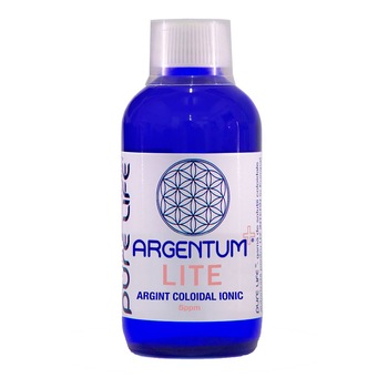 Argint coloidal Lite 5 PPM - ARGENTUM+ 240 ml, Pure Life Argint coloidal Lite 5 PPM - ARGENTUM+ 240 ml, Pure Life