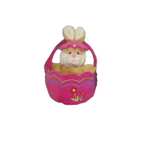 Jucarie din plus animal in cosulet Fucsia