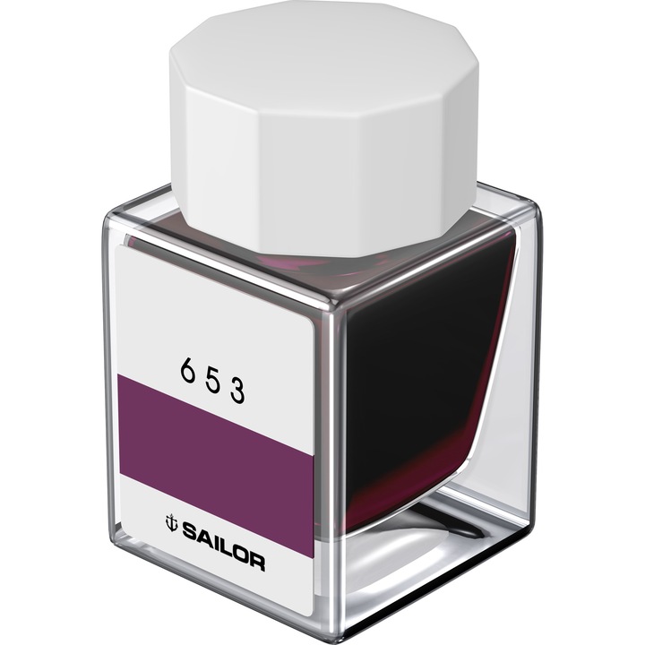 Calimara cerneala SAILOR, Studio, 653 Purple - 20 ml