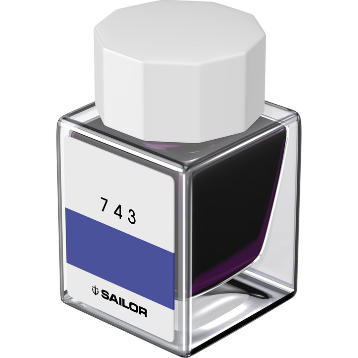 Calimara cerneala SAILOR, Studio, 743 Purple - 20 ml