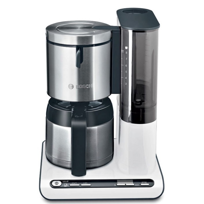 Aparat de cafea Bosch, TKA 8A681, 1100W, 1000ml, Alb