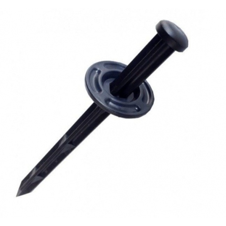 Set 10 suruburi RandPEG cu saibe PegPAD, GardenPlast, 225 mm, Negru