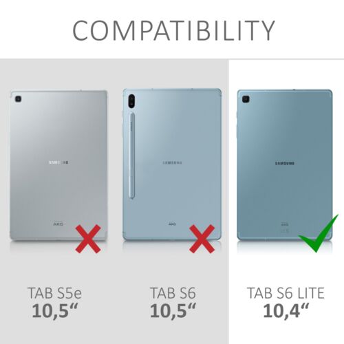 Husa pentru Samsung Galaxy Tab S6 Lite, Silicon, Negru, 52243.01