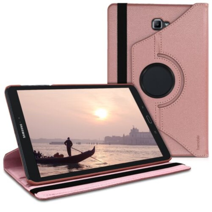 Tok Samsung Galaxy Tab A 10.1 (S-Pen) (2016), Eco bőr, rózsaarany, 40447.81