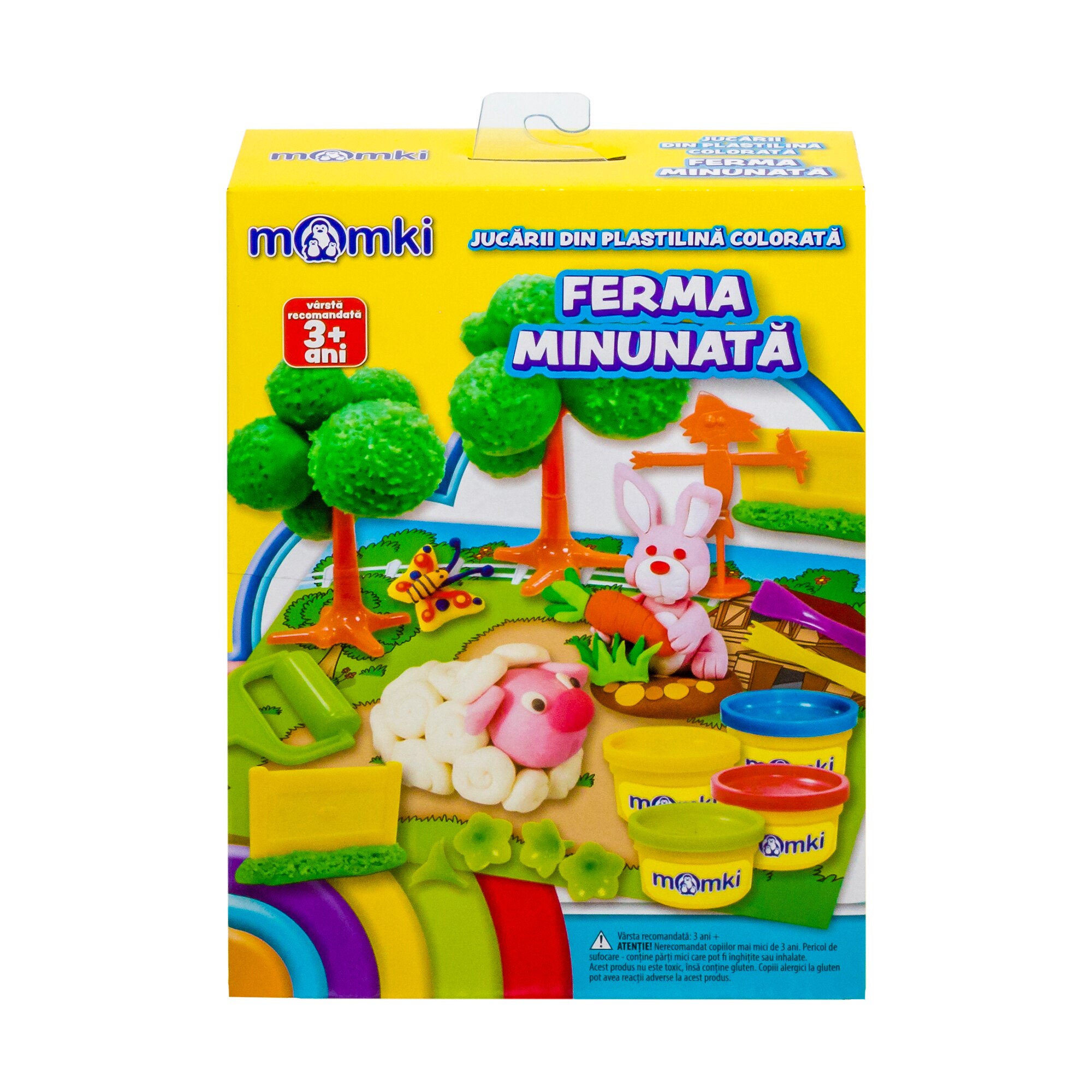 Set pasta de modelat Momki, Ferma minunata