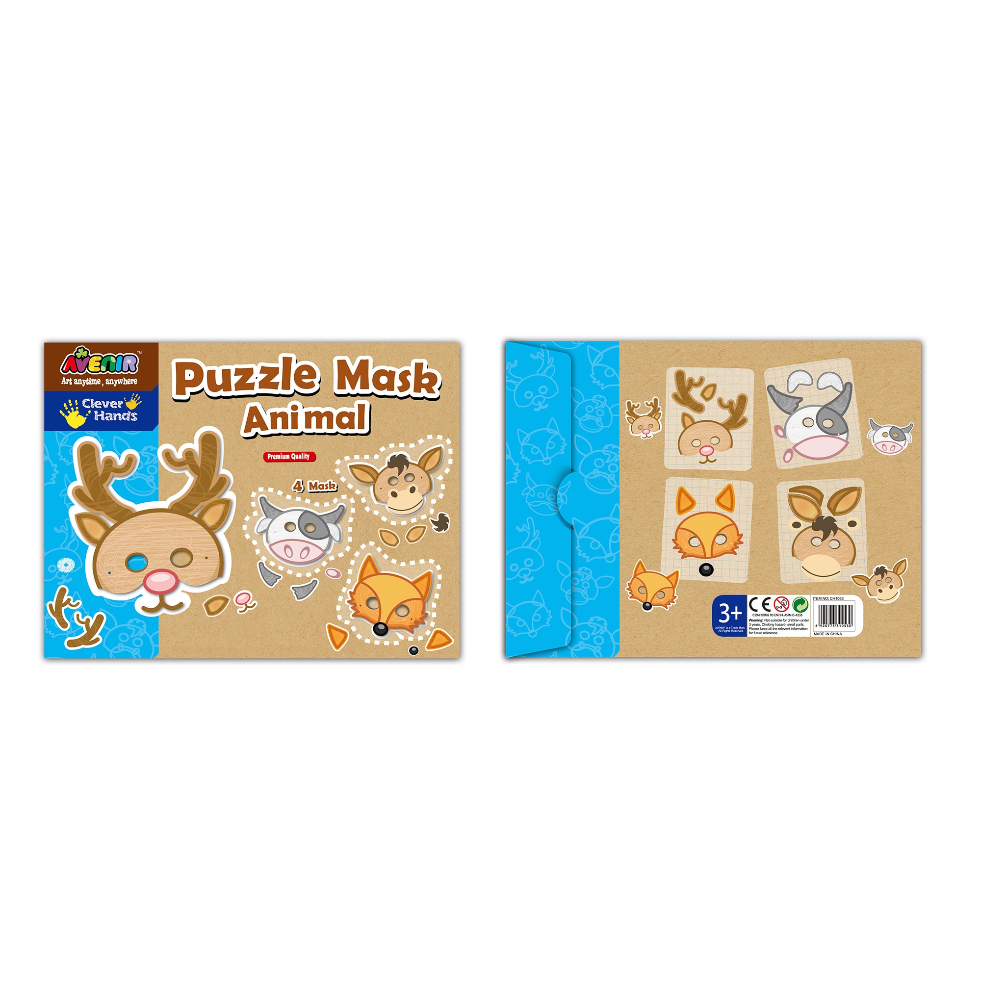 Puzzle Momki, Masca animale
