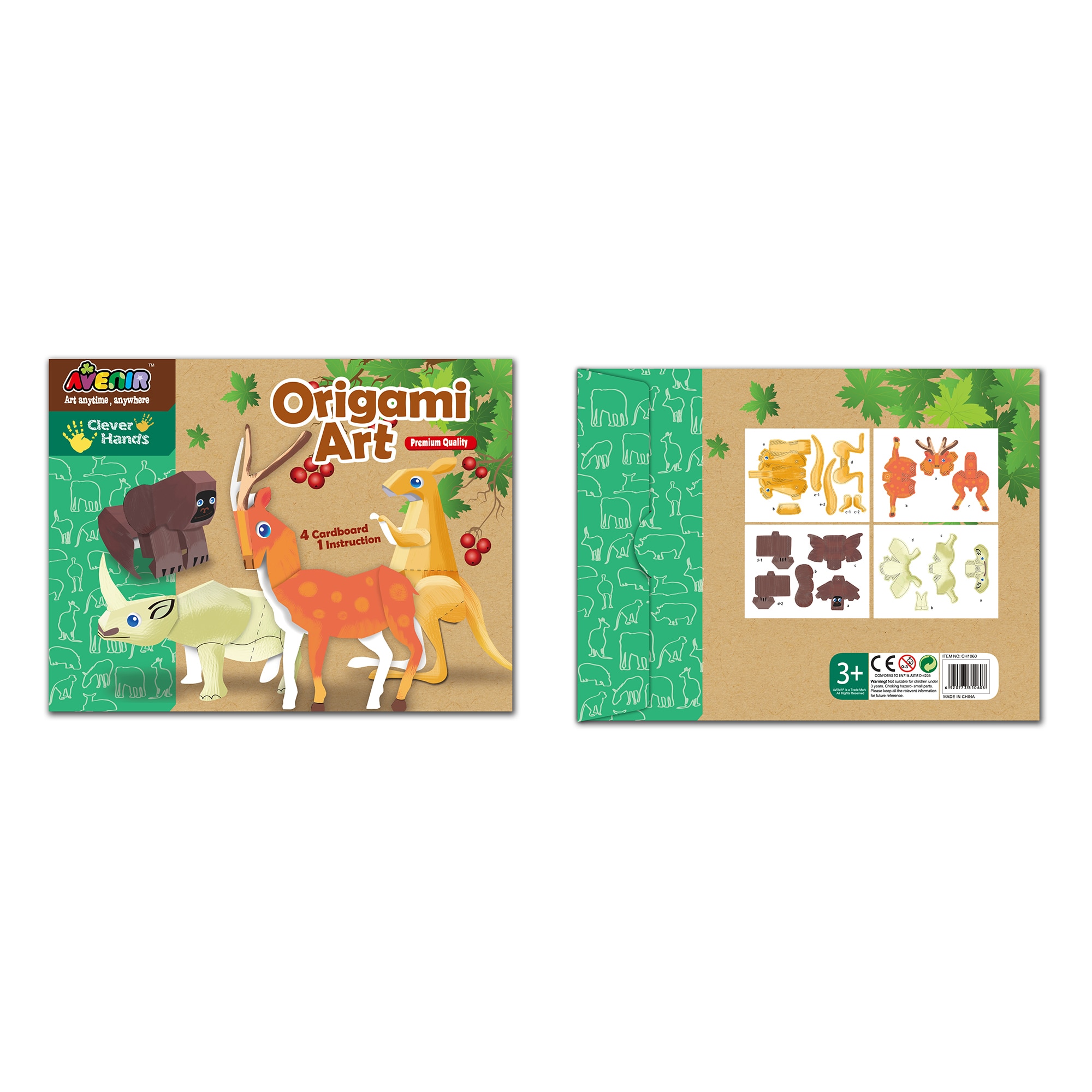 Set origami Momki, Animale