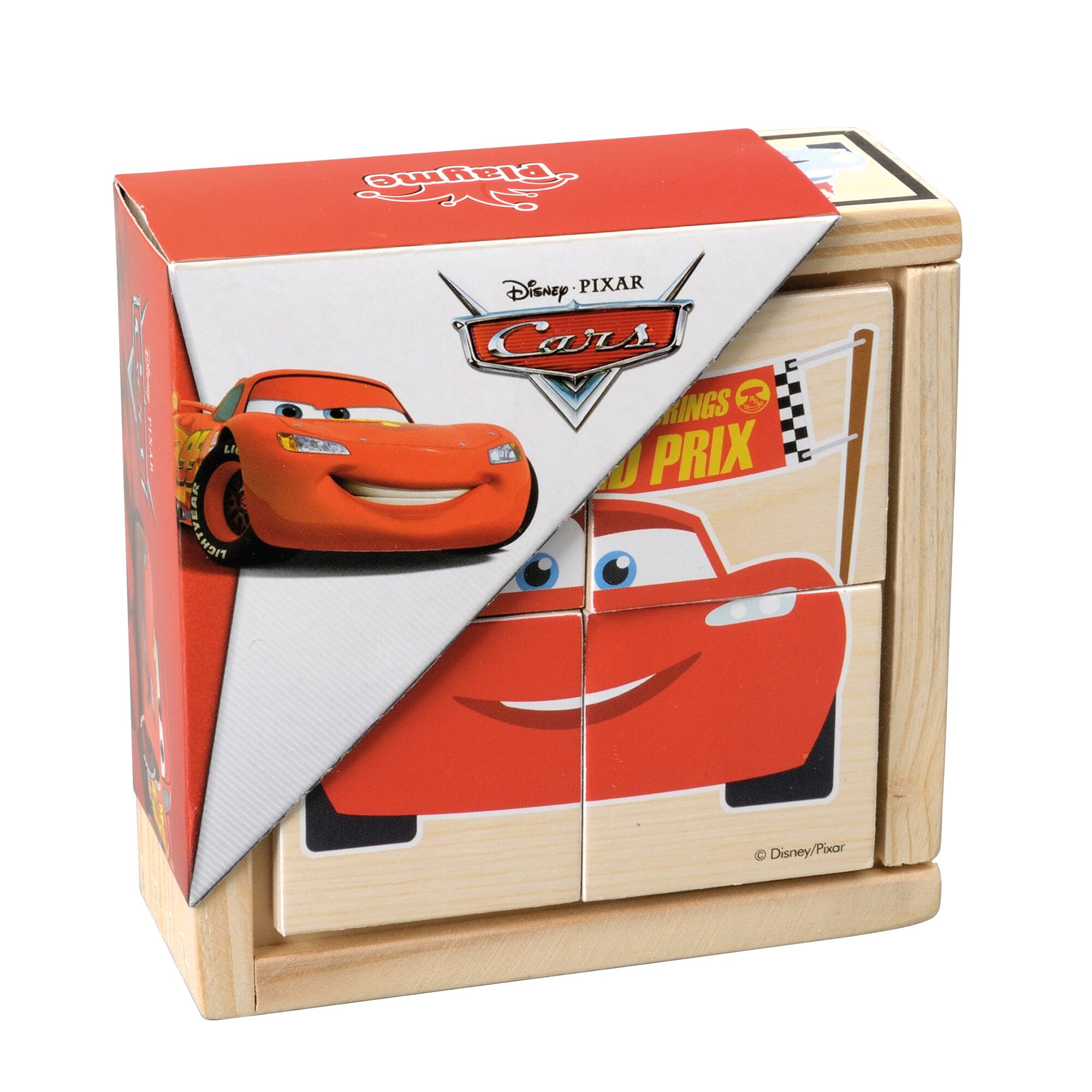 Puzzle din lemn Momki, Cars