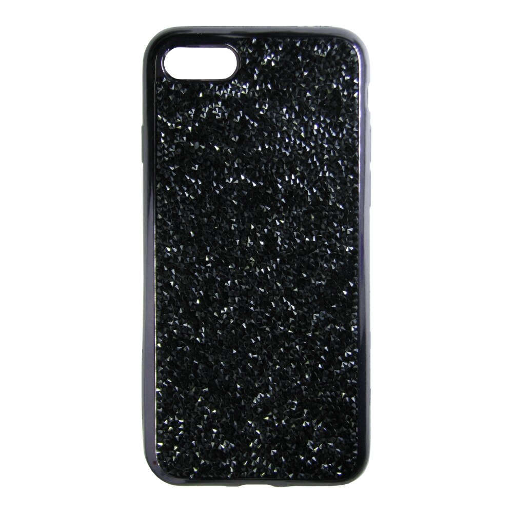 Husa spate cristale Bling World RCT 401 pentru iPhone 7, negru