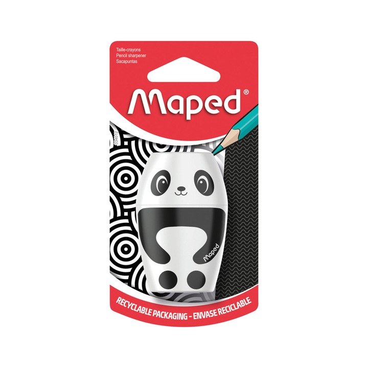 Ascutitoare, Maped, Negru/Alb