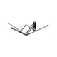 Uscator rufe extensibil cu 4 brate+husa protectie, inox/aluminiu, gri, 24 m capacitate de uscare, WallFix, Brabantia - 8710755375842