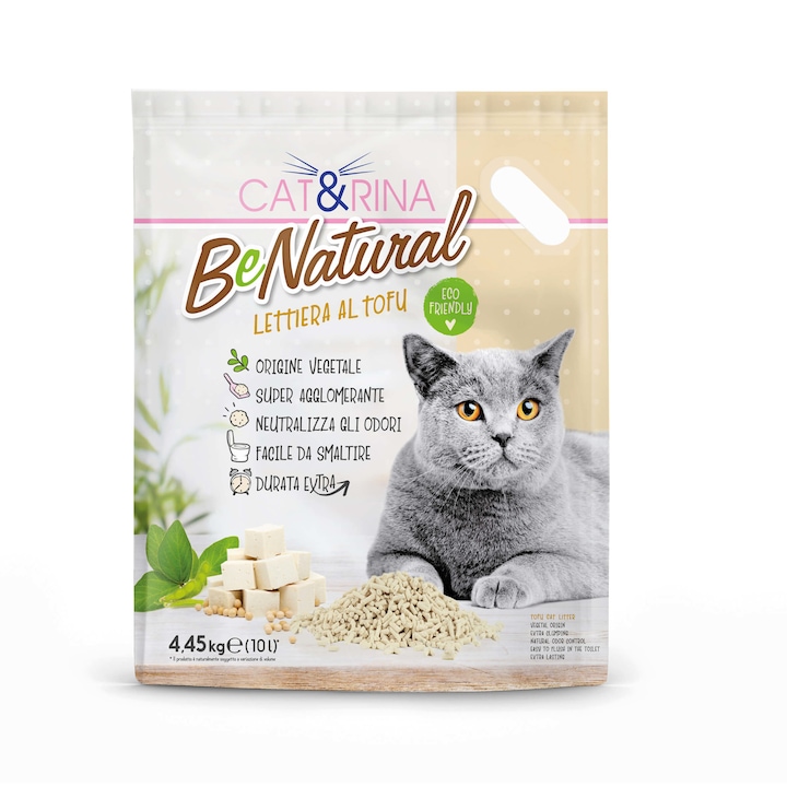 Asternut Igienic Vegetal, Tofu, 10L