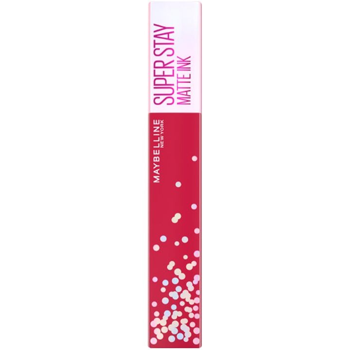 Ruj lichid mat Maybelline New York Superstay Matte Ink 390 Life of The Party, 5 ml