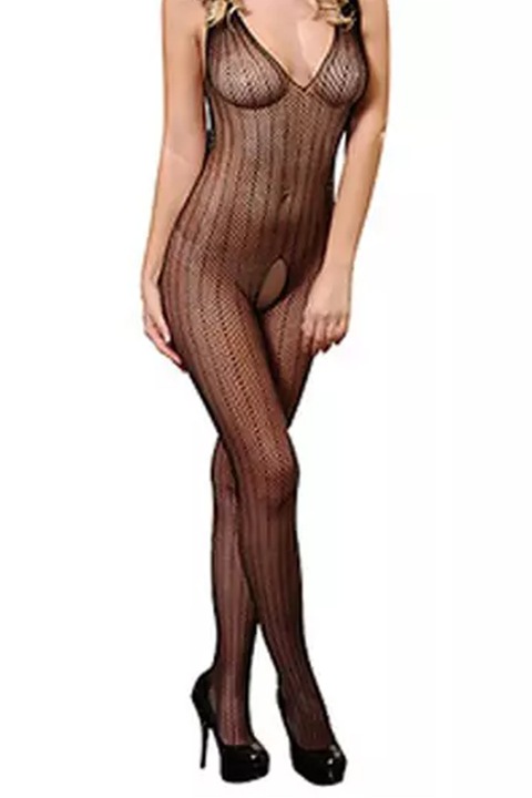 Body femei, JUP, Plasa, Marime One size, Negru