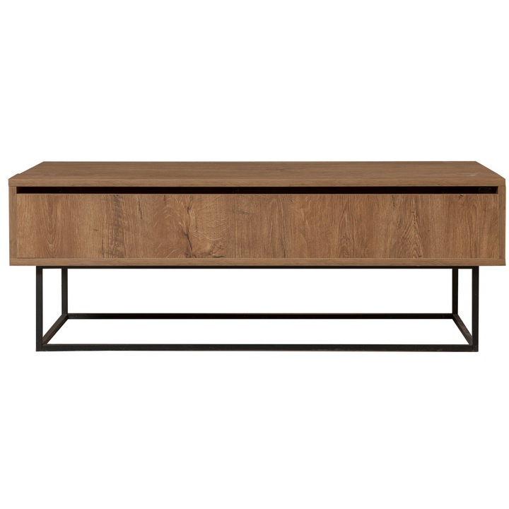 Masuta de cafea Kalune Design Stone, PAL, 120x60x43cm, Nuc Negru