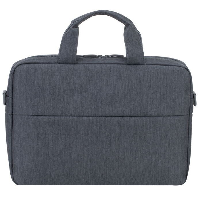 Geanta antifurt pentru laptop, RivaCase, 14", Gri inchis