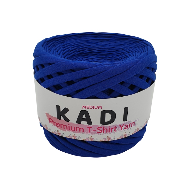 Fir panglica premium KaDi Medium, 7-9 mm, 110 m, culoare Albastru