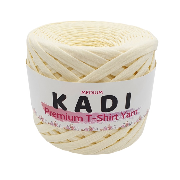 KaDi Medium prémium szalagszál, 7-9 mm, 110 m, Vanília színű