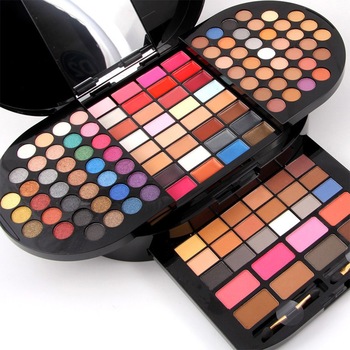 Trusa machiaj multifunctionala 130 culori cu blus, pudra, concealer, eyeliner si ruj Miss Rose Professional Make up pallete Trusa machiaj multifunctionala 130 culori cu blus, pudra, concealer, eyeliner si ruj Miss Rose Professional Make up pallete