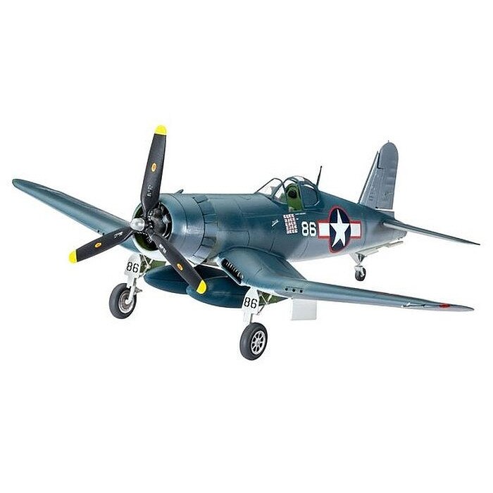 Aeromacheta Revell Avion Vought F4U-1D Corsair Model Set