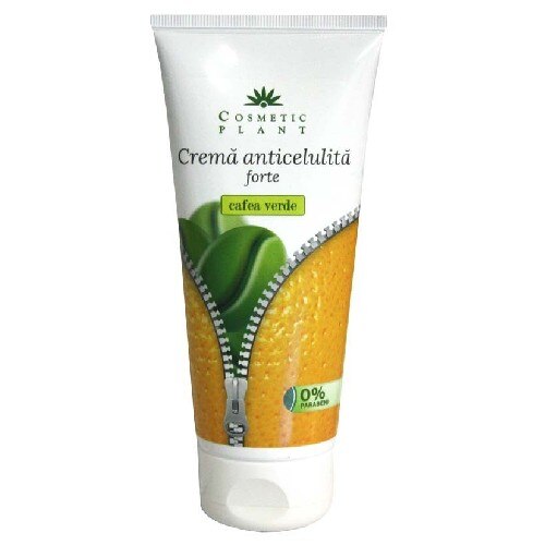 Crema Anticelulita cu Cafea Verde Forte, 200 ml, Cosmetic Plant