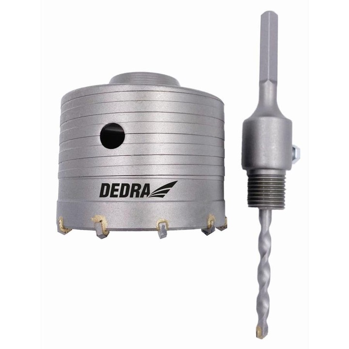 Dedra koronás fúró fúróvezetővel 100 mm SDS-Plus