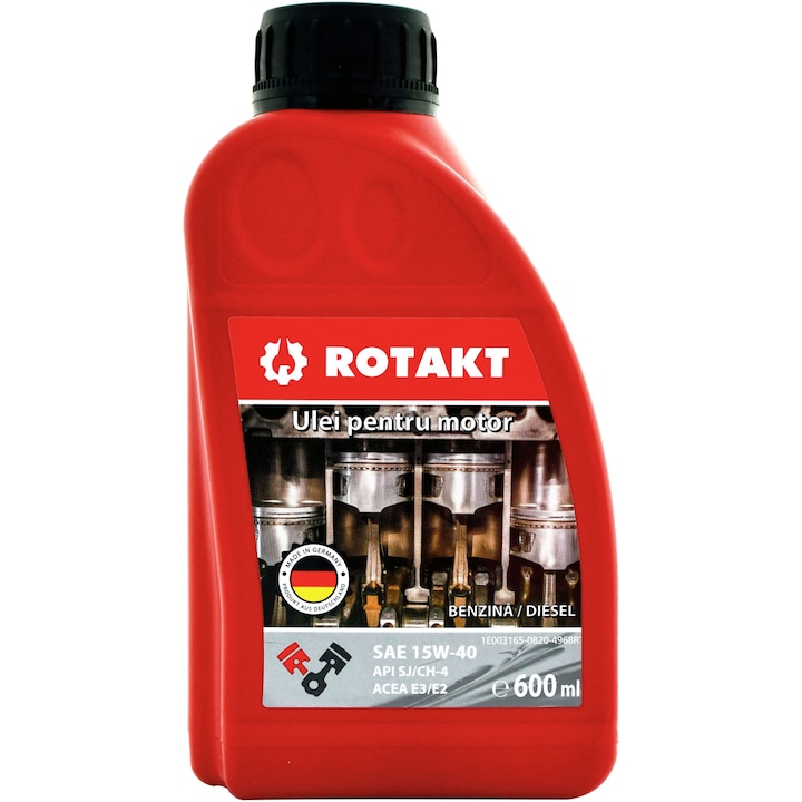 Моторно масло 4T Rotakt SAE 15W-40, 0.6 л