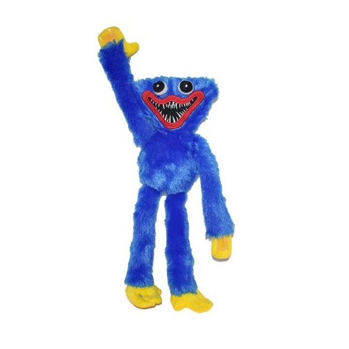 Плюшена играчка, Huggy Wuggy Doll, синя, 40 см, NEBCO