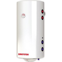 Boiler termoelectric Sunsystem MB NL2 120 PRL, cu doua serpentine, 120 litri, putere serpentina 9 kw, putere electrica 3 KW, serpentine pe partea dreapta, reglaj extern al temperaturii, izolatie termica