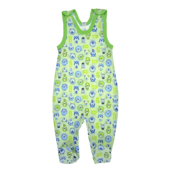 Salopeta fara maneci pentru baieti Koala Bobas Fashion 1810V-86, Verde 71088