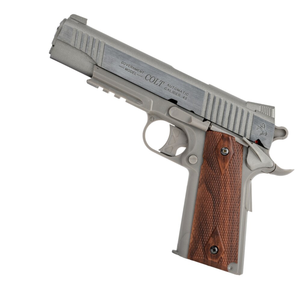 Pistol CO2 Airsoft, Rail Gun Full Metal Stainless, Colt eMAG.ro