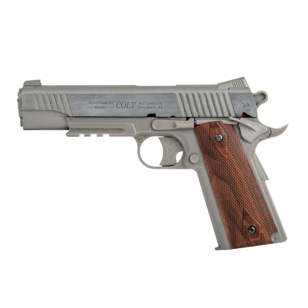 Pistol CO2 Airsoft, Rail Gun Full Metal Stainless, Colt eMAG.ro