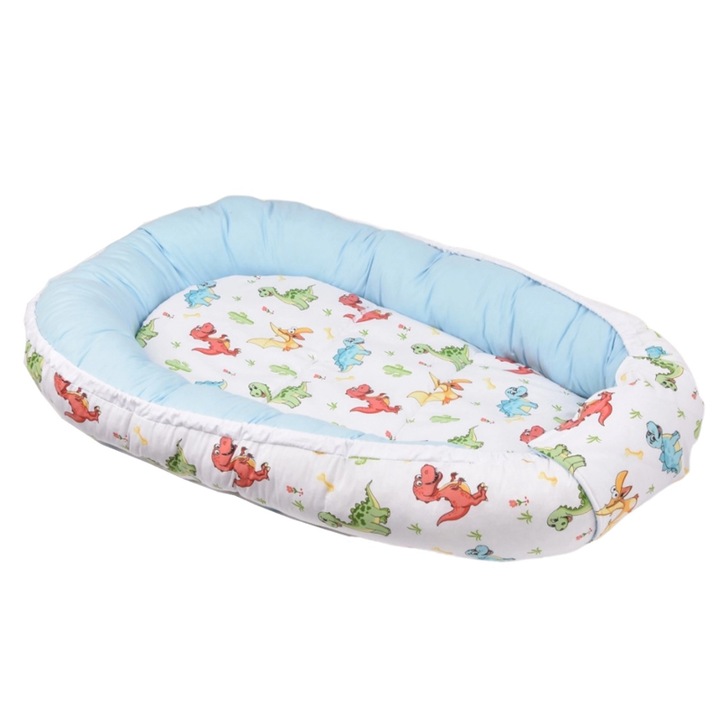 Бебешко гнездо за спане 65 x 30 cm Mini Junior VLT-17, Син цвят