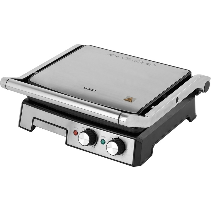Elektromos grill Lund 67457, 2000 W