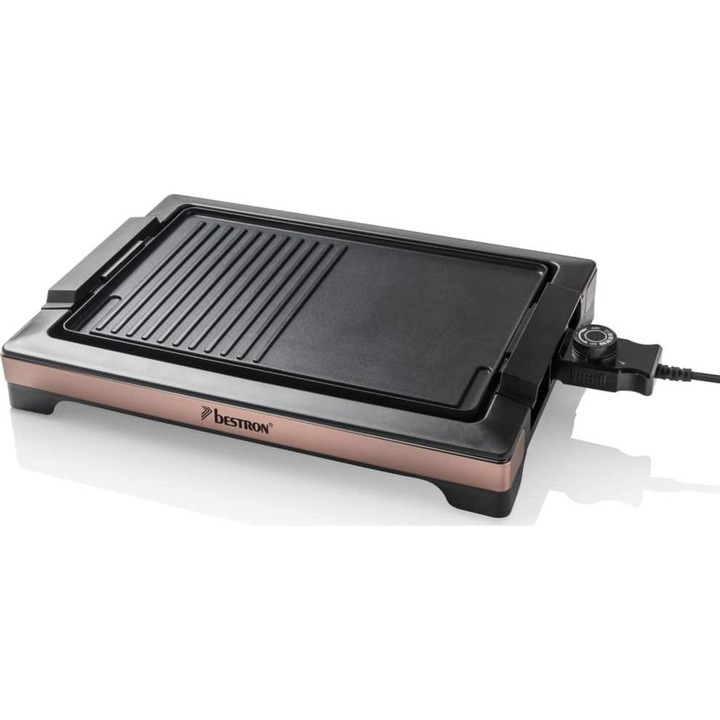 Gratar electric Bestron ABBQ2000CO, 2000 W, placi detasabile