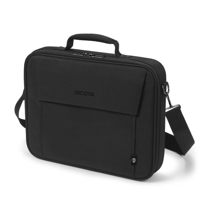 DICOTA Geanta notebook D30446-RPET, Eco Multi BASE 14-15.6", Negru (D30446-RPET)