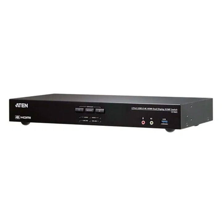 ATEN KVMP™ HDMI 4K Dual display, 2 port (CS1842-AT-G)