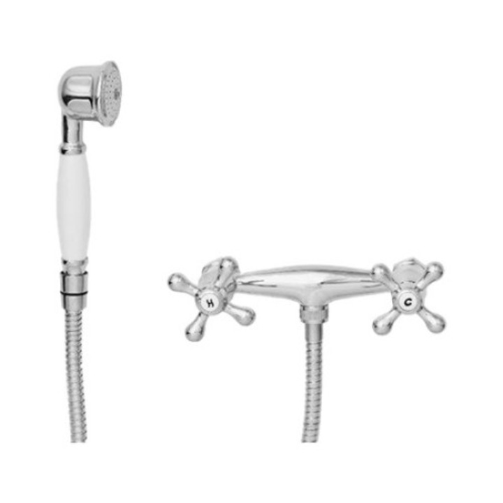 Invena Roma zuhanykészlet, króm