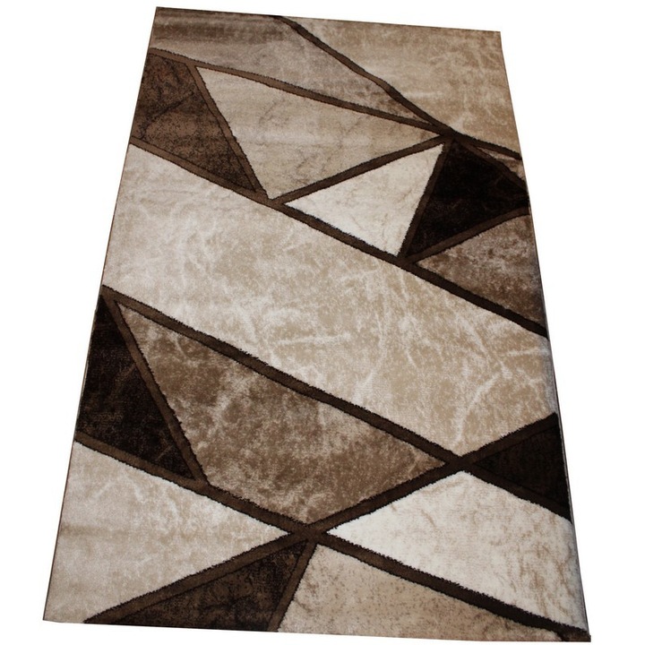 Art Saray szőnyeg bézs barnával, polipropilénnel, 80 x 300 cm