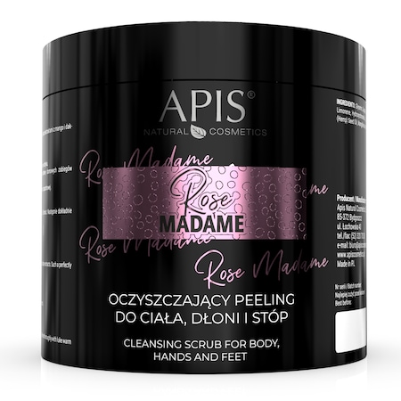 Скраб за тяло Apis Natural Cosmetics Rose Madame