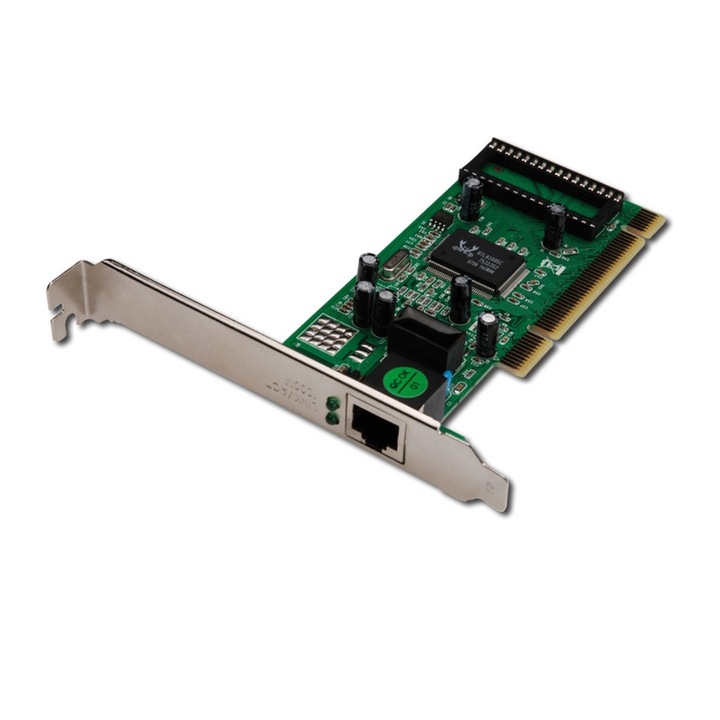 Мрежова карта Digitus, PCI карта - Gigabit Ethernet, DN-10110 плюс силиконова паста 0,3 гр