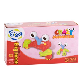 Set constructie Crazy monsters, Gigo Set constructie Crazy monsters, Gigo