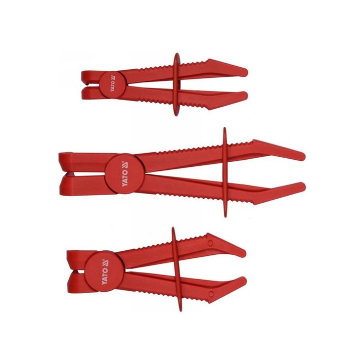 Yato flexibilis csőszorító hajlított készlet 3 részes