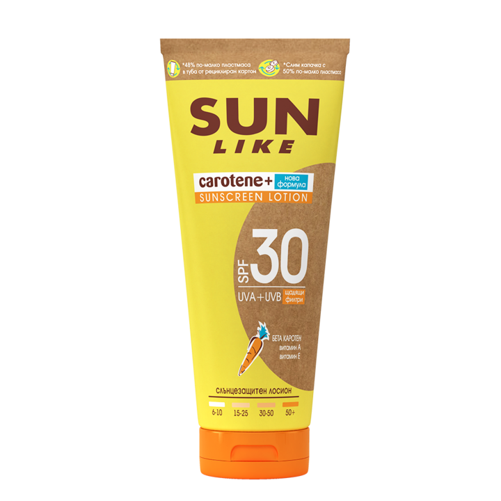 Lotiune protectie solara de corp, Sun Like, SPF 30, 200ml
